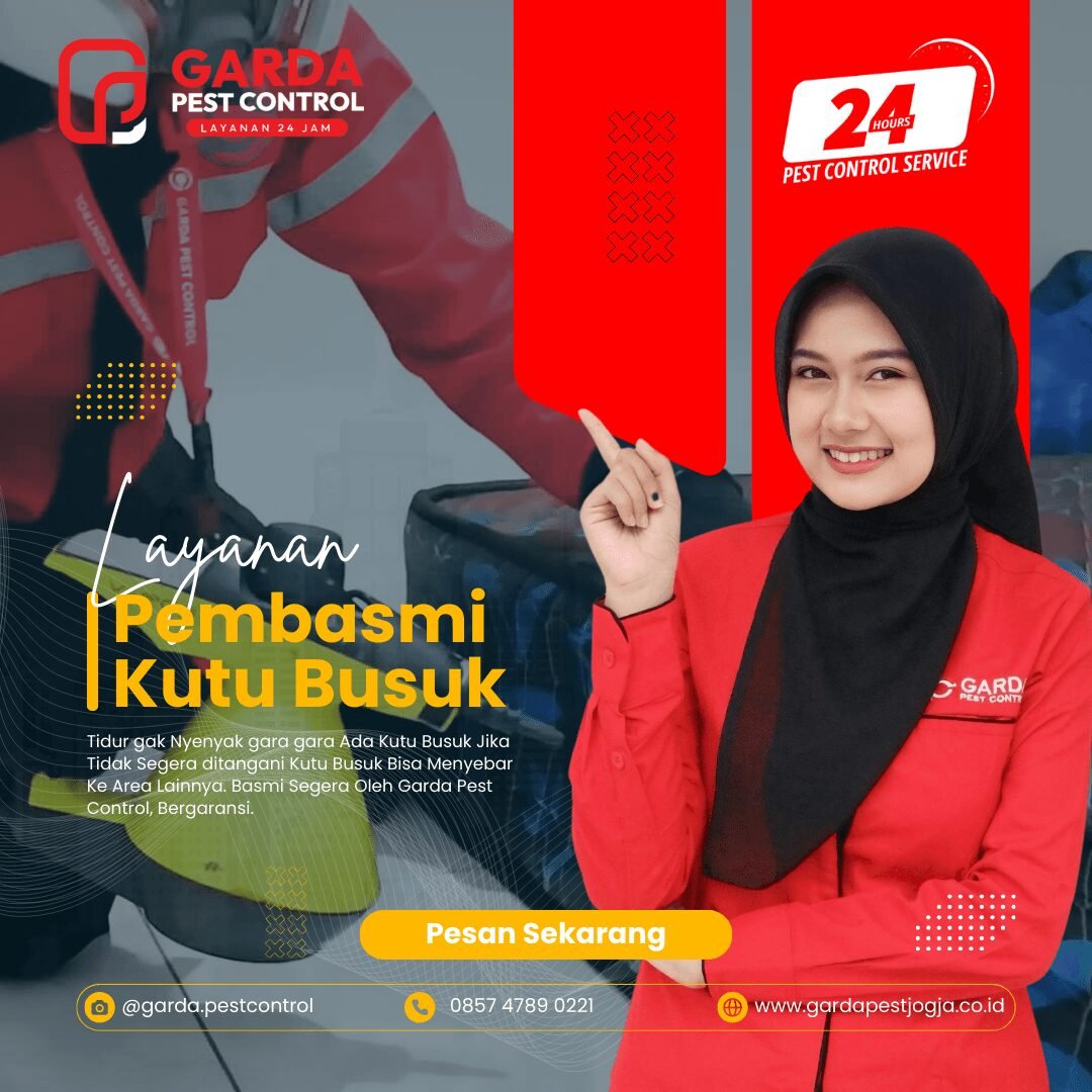 Jasa Pembasmi Kutu Busuk di Jogja Layanan 24 Jam