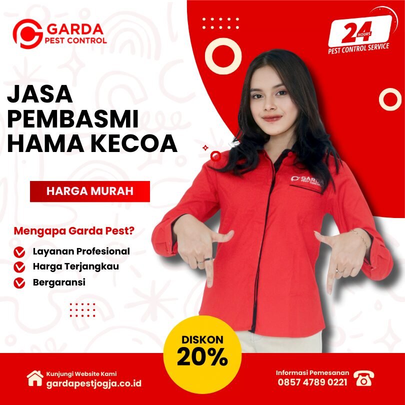 Jasa Pembasmi Kecoa di Sleman Jogja Harga Terjangkau
