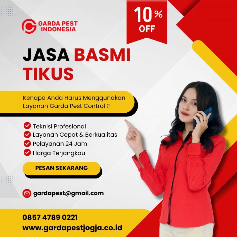 Jasa Pembasmi Tikus Area Jogja