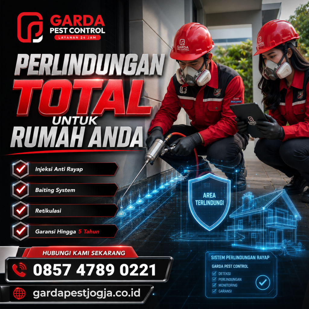 Jasa Pembasmi Rayap di Kota Yogyakarta Terbaik No.1