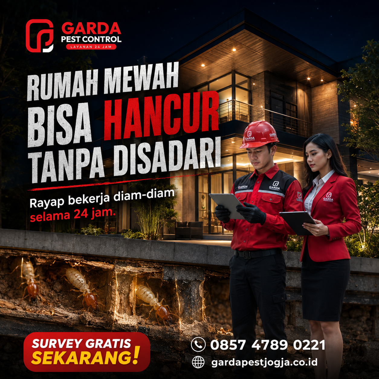 Jasa Basmi Rayap Jogja: Perlindungan Optimal Properti Anda dari Serangan Rayap Bersama Garda Pest Control Jogja