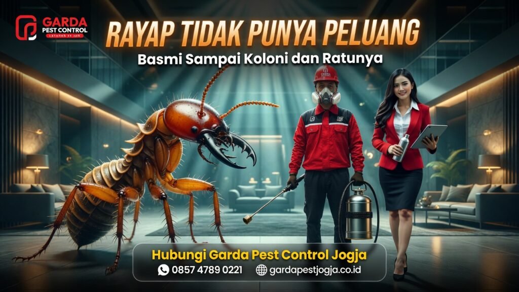 Jasa Anti Rayap Jogja Tuntas Basmi Rayap & Koloninya