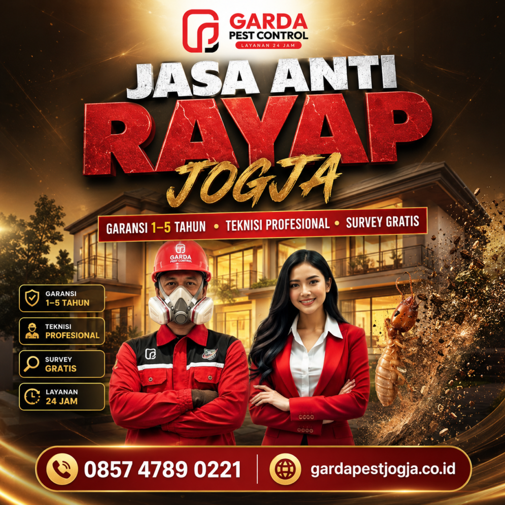 Jasa Pembasmi Rayap Jogja: Musnahkan Rayap Seketika