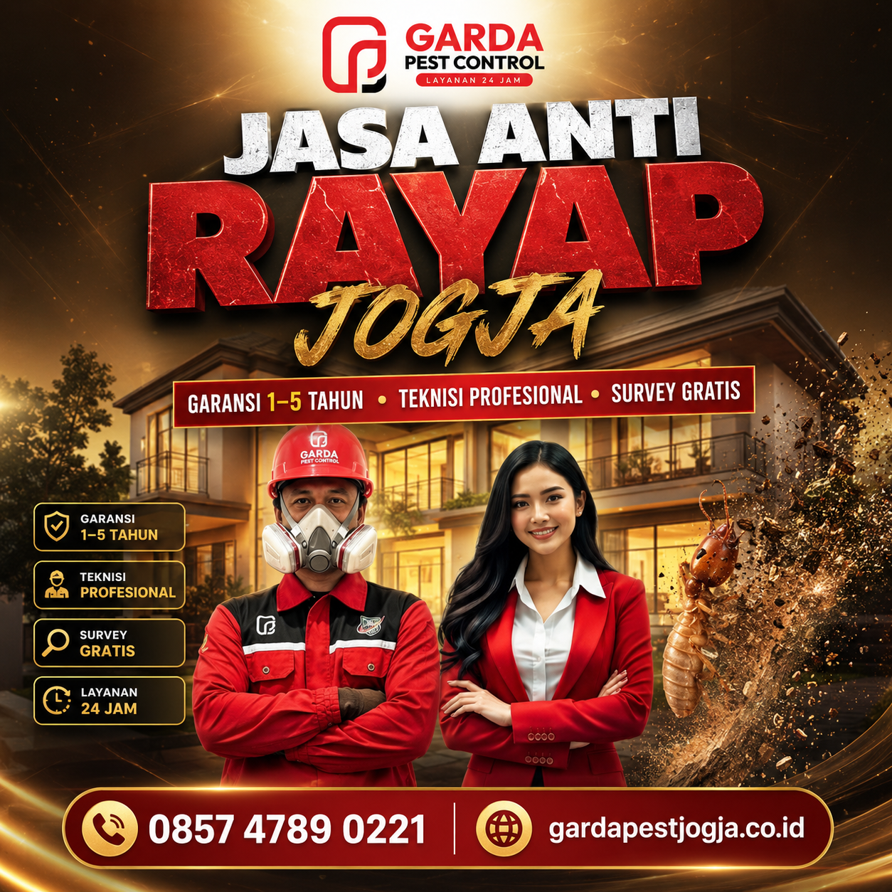 Jasa Suntik Anti Rayap di Jogja