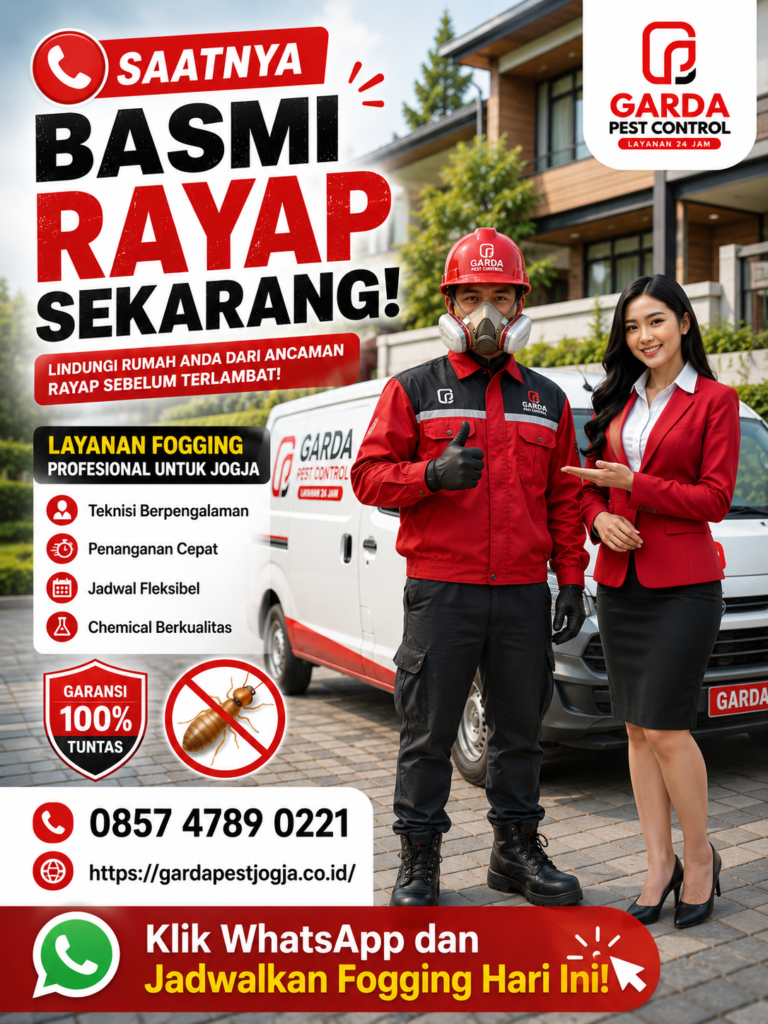 Jasa Anti Rayap Jogja Kualitas Terjaga
