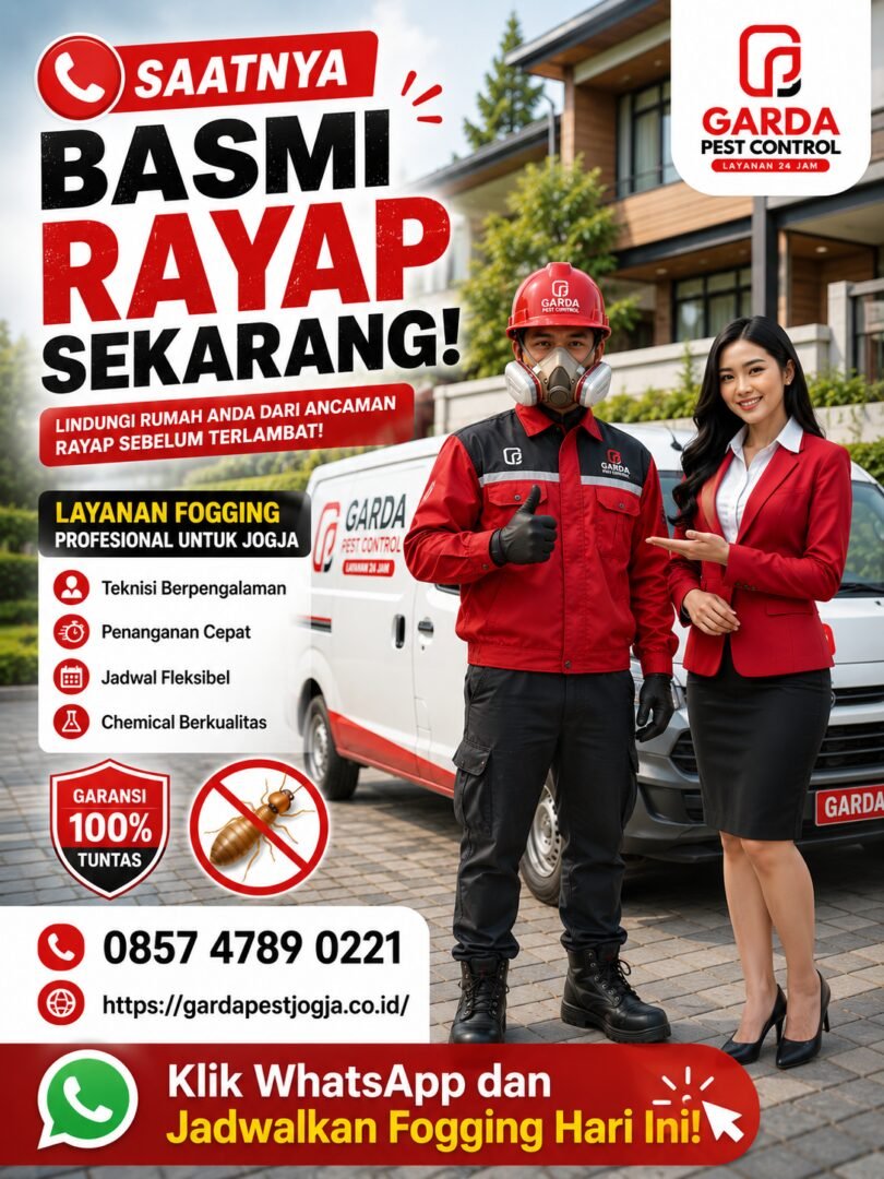 Jasa Anti Rayap Jogja Kualitas Terjaga