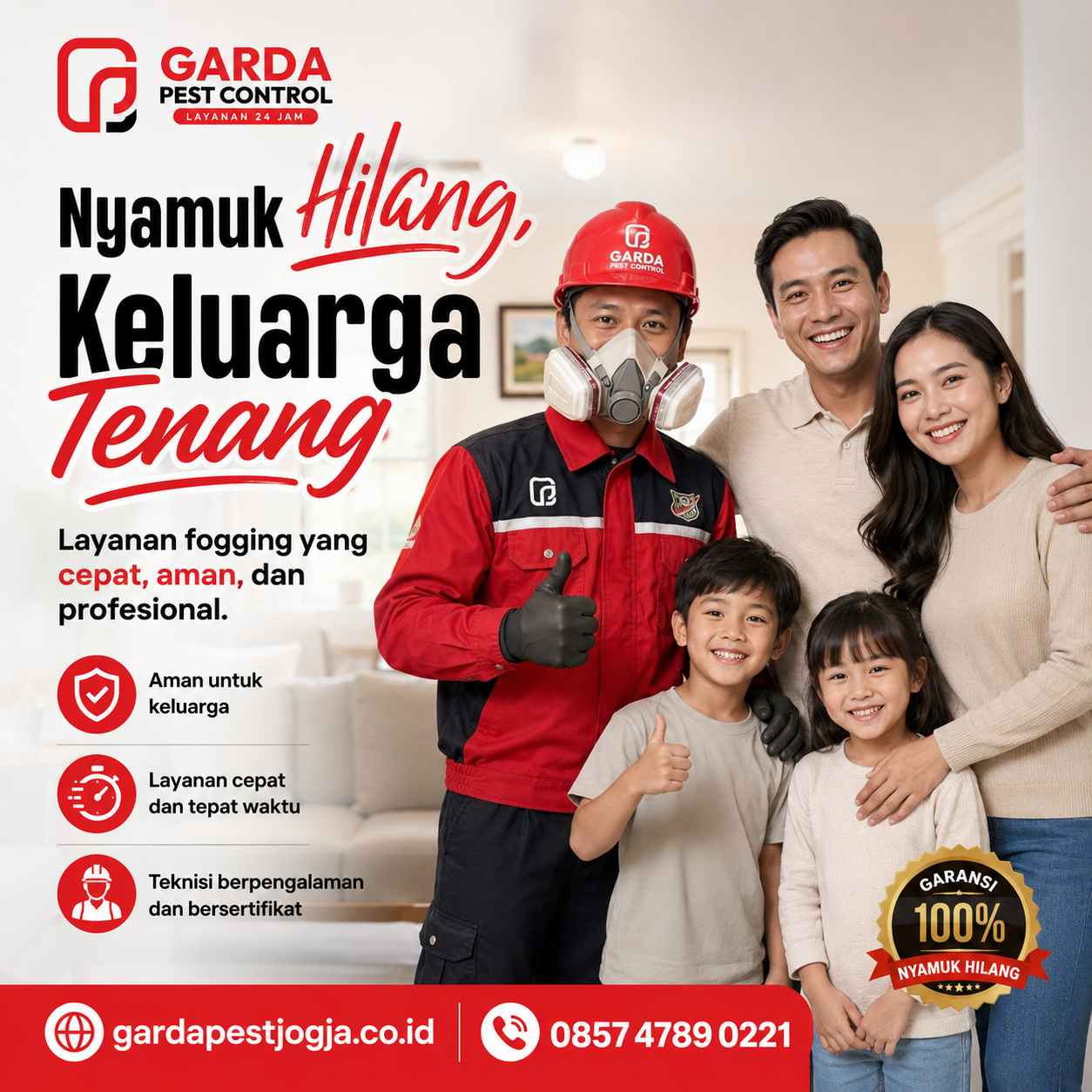 Perlindungan Maksimal: Jasa Fogging Nyamuk Ahli DBD di Sleman Jogja oleh Garda Pest Control