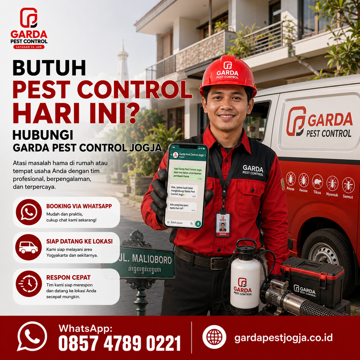 Jasa Pest Control untuk Apartemen dan Hotel Jogja yang Memberikan Lingkungan Bersih