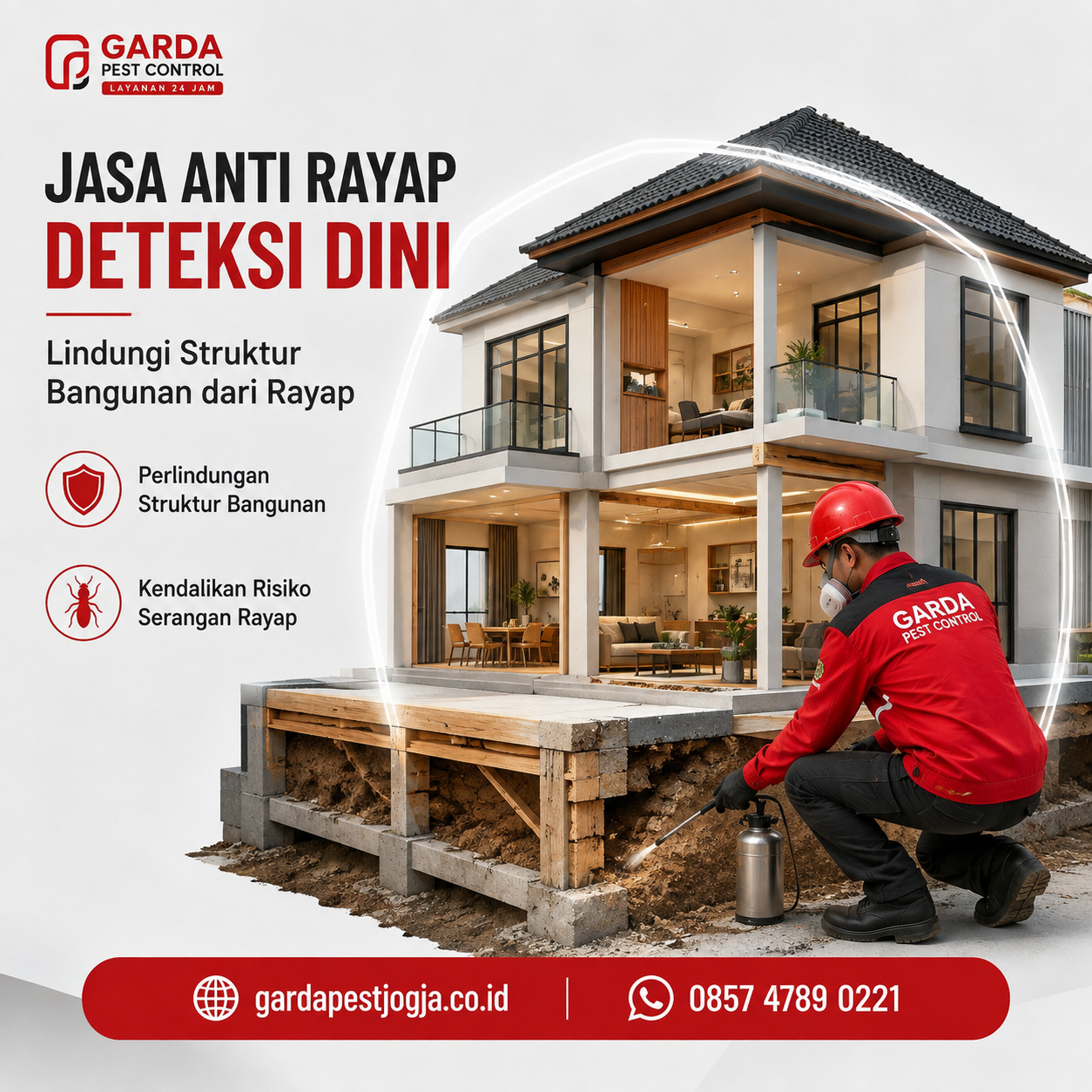 Jasa Anti Rayap Jogja Profesional untuk Perlindungan Properti Utuh
