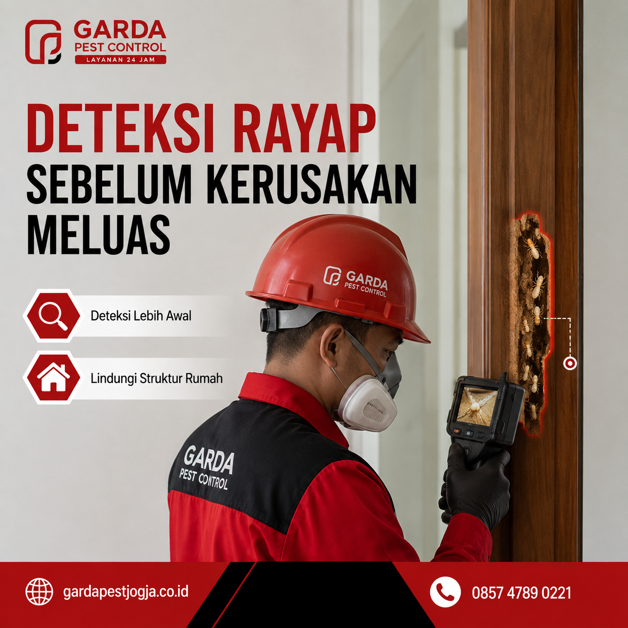 Jasa Anti Rayap Jogja Per Meter untuk Perlindungan Rumah | 62085747890221