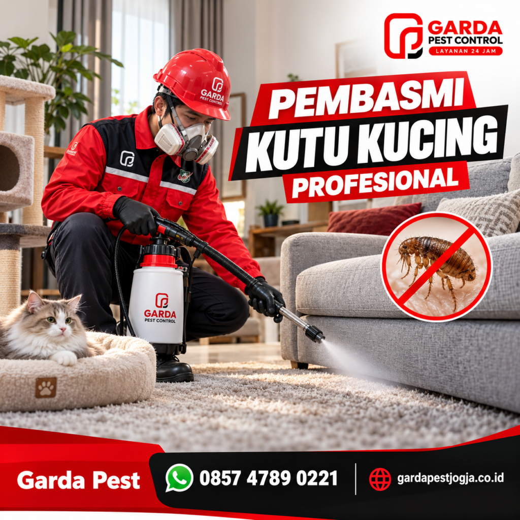 Biaya Jasa Pembasmi Kutu Kucing Rumah di Jogja